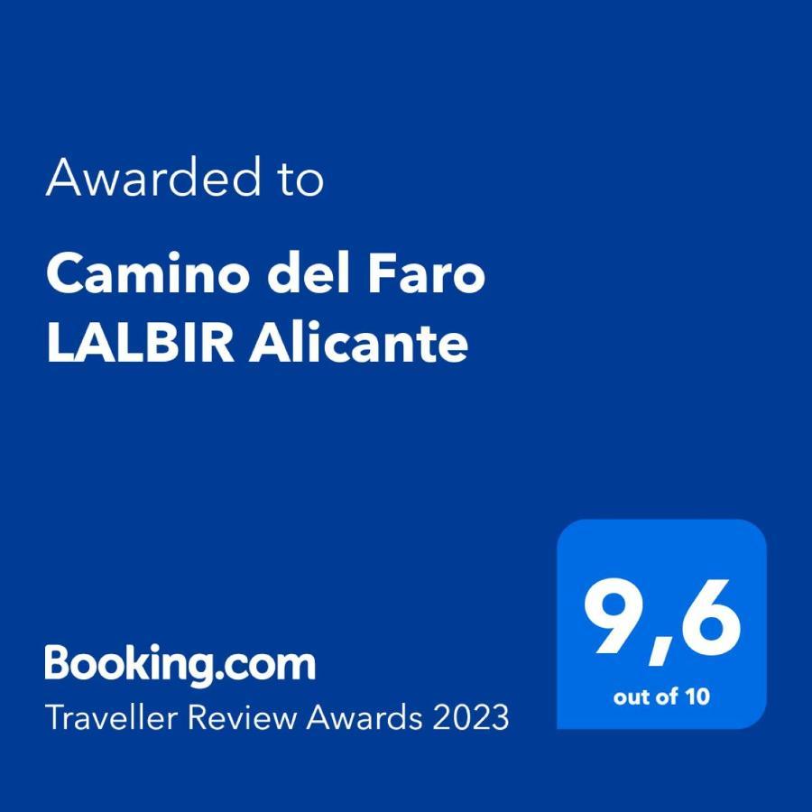 Camino Del Faro Lalbir Alicante Альбир Экстерьер фото